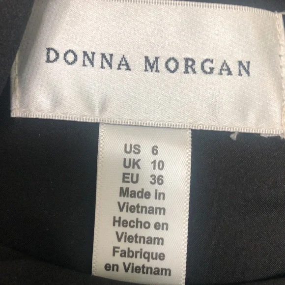 Donna Morgan Black Dress - Picture 3 of 4